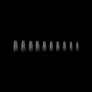 Apres Gel-X&trade; French Manicure Tips Sculpted Coffin Long 11112