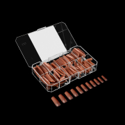 Apres Neutrals Gel-X Imani Sculpted Square Long 40123