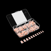 Apres Neutrals Gel-X Chloe Natural Coffin Short 40198
