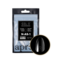 Apres Gel-X Soft Gel Tips Natural Almond Short 50Pcs N-AS-1