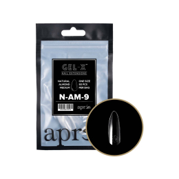 Apres Gel-X Tips Natural Almond Medium Refill Bag NAM9