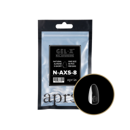 Apres Gel-X Tips Natural Almond X-Short Refill Bag NAXS8