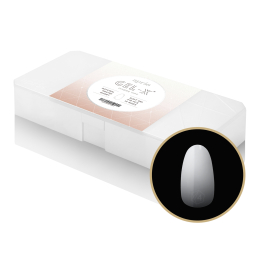 Apres Gel-X Soft Gel Ombre Tips Natural Round Short 41655