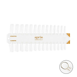Apres Gel-X Tip Swatch Sculpted Almond/Stiletto Extra Long