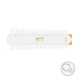 Apres Gel-X Tip Swatch Natural/Sculpted Coffin Medium 43109