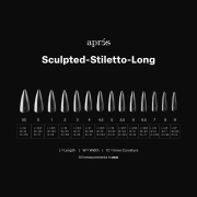 Apres Gel-X Tips Sculpted Stiletto Long 600Pcs 40168