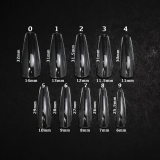 Apres Gel-X Individual Tips Sculpted Coffin Long 50PK SCL2