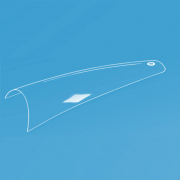 USN Straight Coffin Clear Tips #1 Bag Of 500 Tips