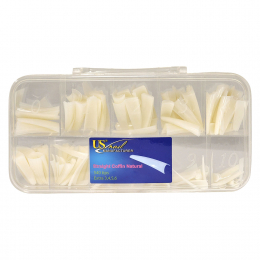 USN Straight Coffin Natural Size 0-10 In Box 540 Tips 00405