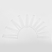 USN Long Straight Crystal Clear Size 0-10 540 Tips 00422