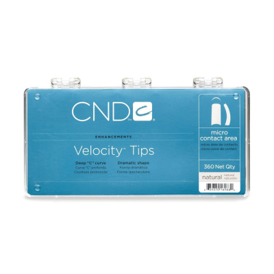 CND Velocity Tips Natural 360 Tray 16968