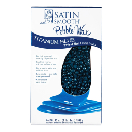 Satin Smooth Pebble Wax T/Blue Thin Film 35 oz  814205/32243