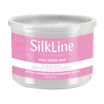 Silkline Pink Cream Wax 425g/15 oz - SLWCREMENC 33016