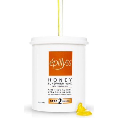 Epillyss Honey Lukewarm Wax Strips/Gel Texture 20 oz ELB1011