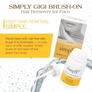 GiGi Simply Brush-on Hair Remover For Face 1.7 fl oz 03060