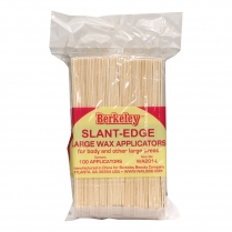 Berkeley Slant Edge Large Wax Applicators 100 Pack WA201L
