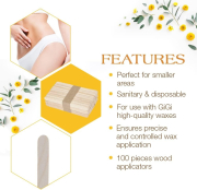 Gigi Small Applicators For Facial Waxing 100PK 0400