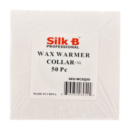 Silk B Wax Warmer Collar Square 50 Pcs WCSQ50 26054
