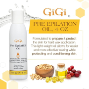Gigi Pre Epilation Oil 118ml / 4 fl oz 0901