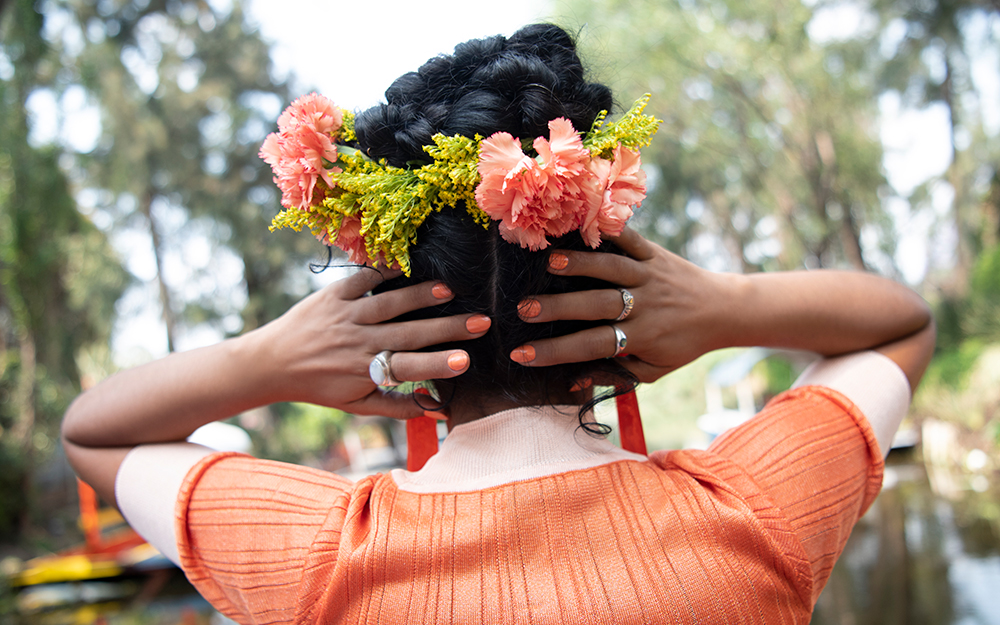 OPI Mexico City Flower Hair Wreath Coraling Your Spirit Animal