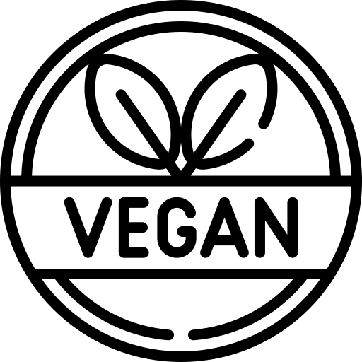 Vegan logo icon