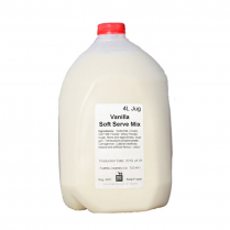 Vanilla Soft Serve Ice Cream Mix - 4L x 4