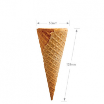 Flat Top Sugar Cone - 336 per case