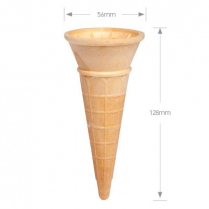 Crunchy Pointed Cone - 400 per case