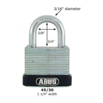 Abus Lock 45/30 C KD Laminated Padlock Economy Padlock