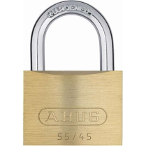 Abus Lock 55/45 B Solid Brass 1-3/4" Width Economy Padlock