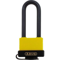 Abus Lock 70/45HB63 B Yellow 1-3/4" Width, 2-1/2" Shackle