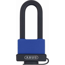 Abus Lock 70Ib/45HB63 B Blue 1-3/4" Width, 2-1/2" Shackle
