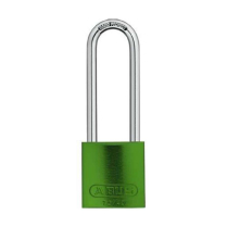 ABUS 72/40HB100-KD Green 4" Anodized LW Aluminum Safety Padlock