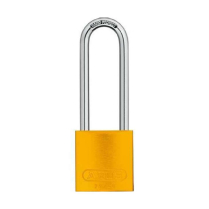 ABUS 72/40HB100-KD Yellow 4" Anodized LW Aluminum Safety Padlock