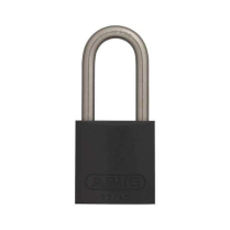 ABUS 72/40HB40-KA Black 1-9/16" Anodized LW Aluminum Safety Padlock