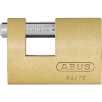 Abus Lock 82/70 Solid Brass 2-3/4" Width Monoblock Padlock