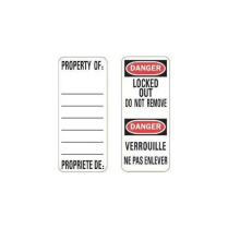 990342C ABUS "DANGER" Lockout Labels - 1" x 2-3/8"