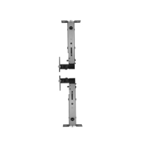 ABH 1861P-US32D Pair Auto Flushbolt Metal Wood Door UL Steel