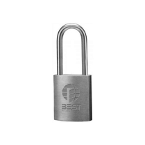 Best Lock 1-25/32" Padlock-2" Shackle-Key Ret'g-less core
