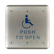 BEA 10PBS1 Stainless Steel Push Plate, 4.75" Square