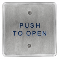 BEA 10PBS45 Stainless Steel Push Plate, 4.5" Square