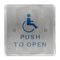 BEA 10PBS451 Stainless Steel Push Plate, 4.5" Square