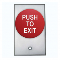 Camden CM-5085RPTE 1-Gang, Pneumatic, Red Mushroom Button