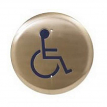 Camden CM-60/2 6" Round Switch, WC Push Plate