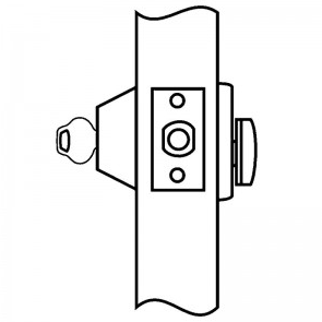 Corbin Russwin DL3213-626 Single Cylinder Deadlock