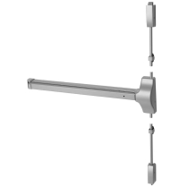 Corbin Russwin ED2400A Princeton Nightlatch LHR Slvr Stl