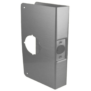 Don Jo Wrap-Around, Stainless, 2 3/8" Backset, 1 3/4" Door