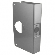 Don Jo Wrap-Around, Stainless, 2 3/4" Backset, 1 3/8" Door