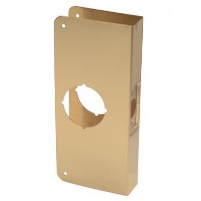 Don Jo Wrap-Around, Brass, 2 3/4" Backset, 1 3/4" Door