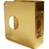 Don Jo Wrap-Around, Brass, 2 3/8" Backset, 1 3/8" Door